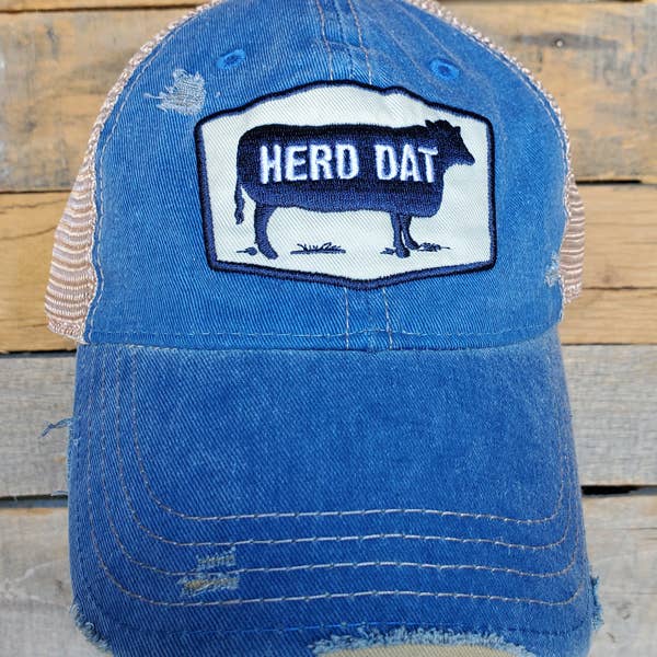 Mason Jar Label - Wholesale Trucker Hat - Unisex - !Hats Herd Dat
