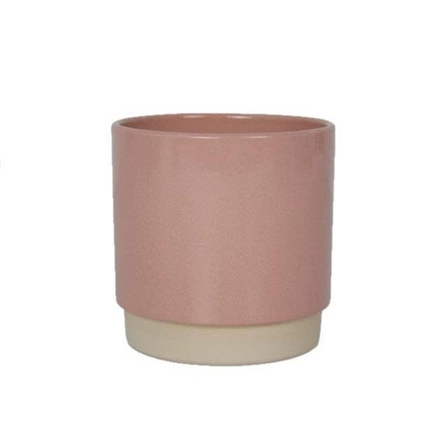 Ceramics Limburg - Wholesale Plant Pot - Eno pot duo dusty pink L
