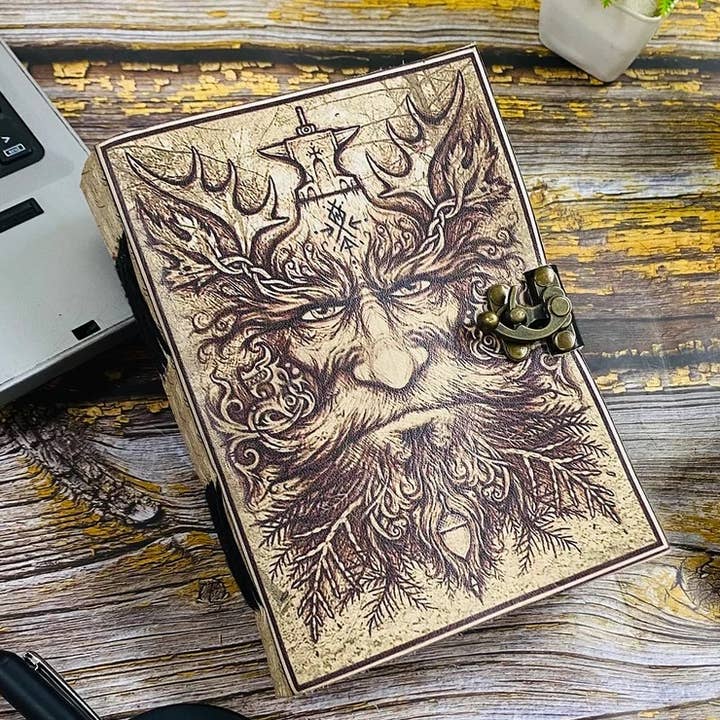 Face Leather Journal Vintage Gifts Travel Notebook Handmade for wholesale by Billion Brothers