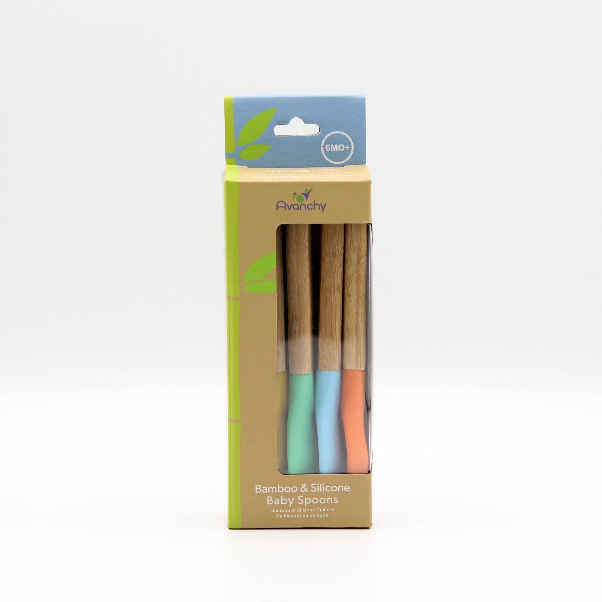 Avanchy - Wholesale Feeding Set - Baby - Avanchy Bamboo and Silicone Baby Spoons (Older Babies)12