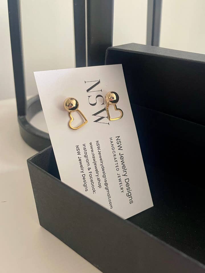 Hearts and Stud Earrings for wholesale by NSW Jewelry Designs