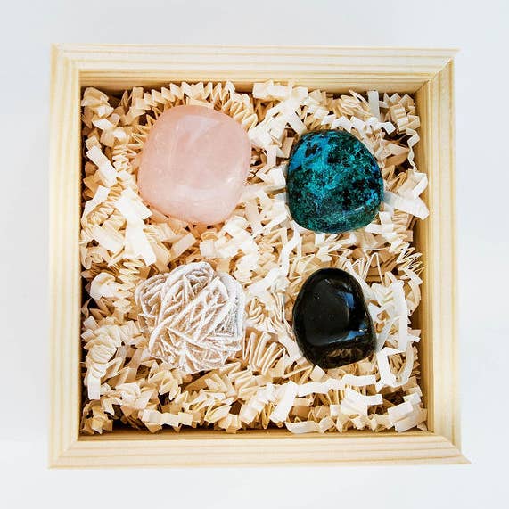 Mother Goddess (childbirth) Crystal Gift Box for wholesale by Crystal & Pine