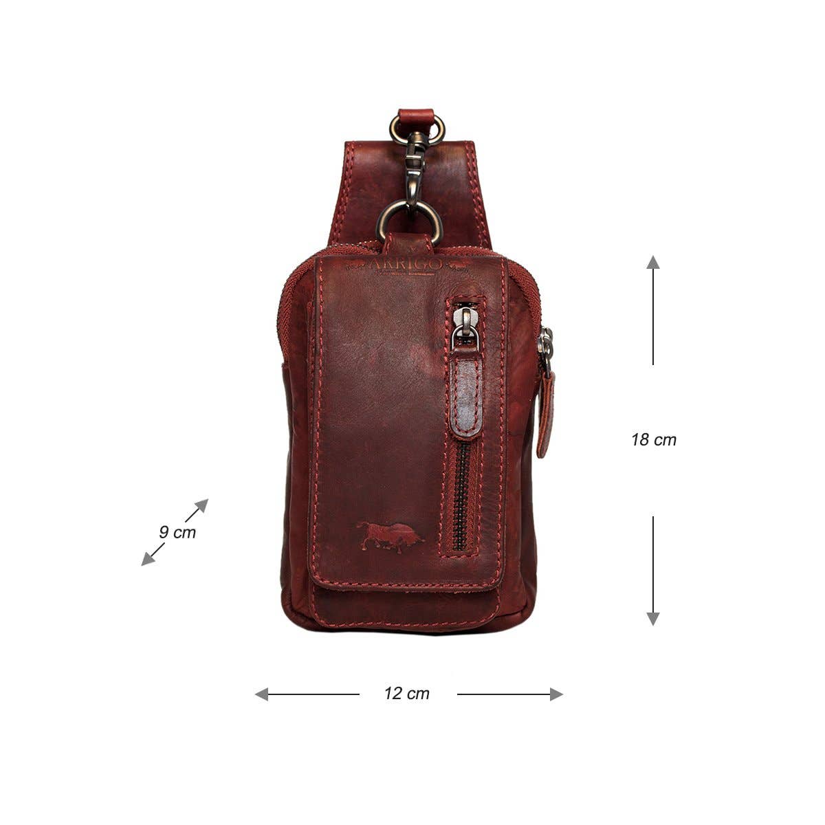 Arrigo - Wholesale Belt Bag - Unisex - Arrigo - Belt Pouch - Fanny Pack - Festival Pouch - Leather40