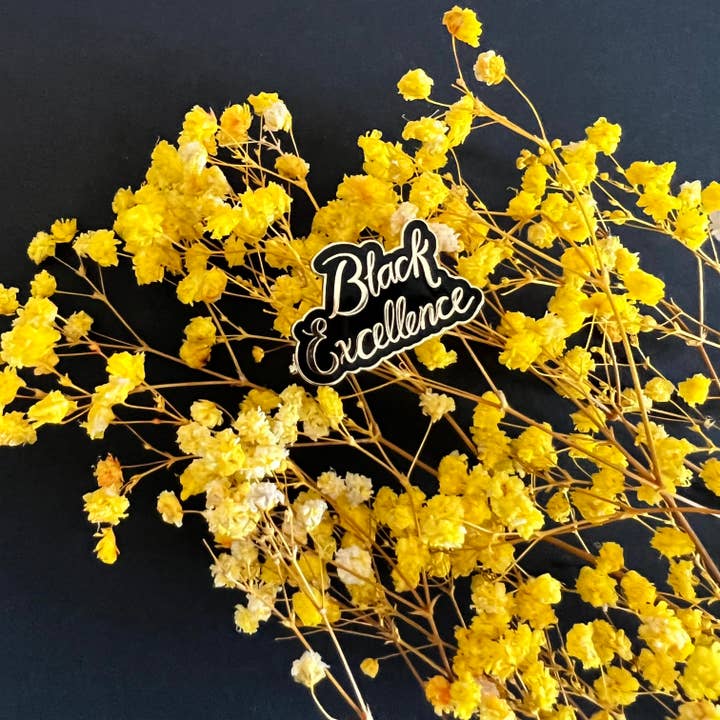 Pineapple Sundays Design Studio – Alfinete/botão de lapela por atacado – Pin de esmalte Black Excellence5