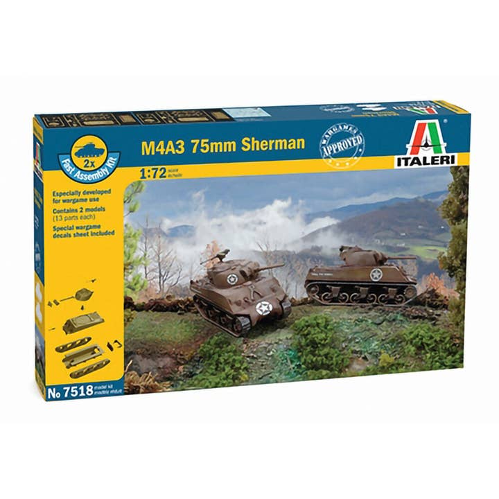 Kit M4A3 75mm Sherman 1/72 (7518) para venta al por mayor de Historic Sales
