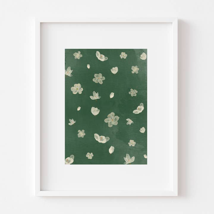 Magnolia 8x10 Art Print for wholesale by Patricia FK