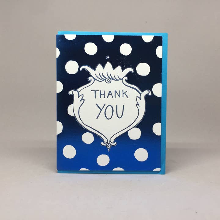 Thank You Crest for wholesale by Big Wheel Press