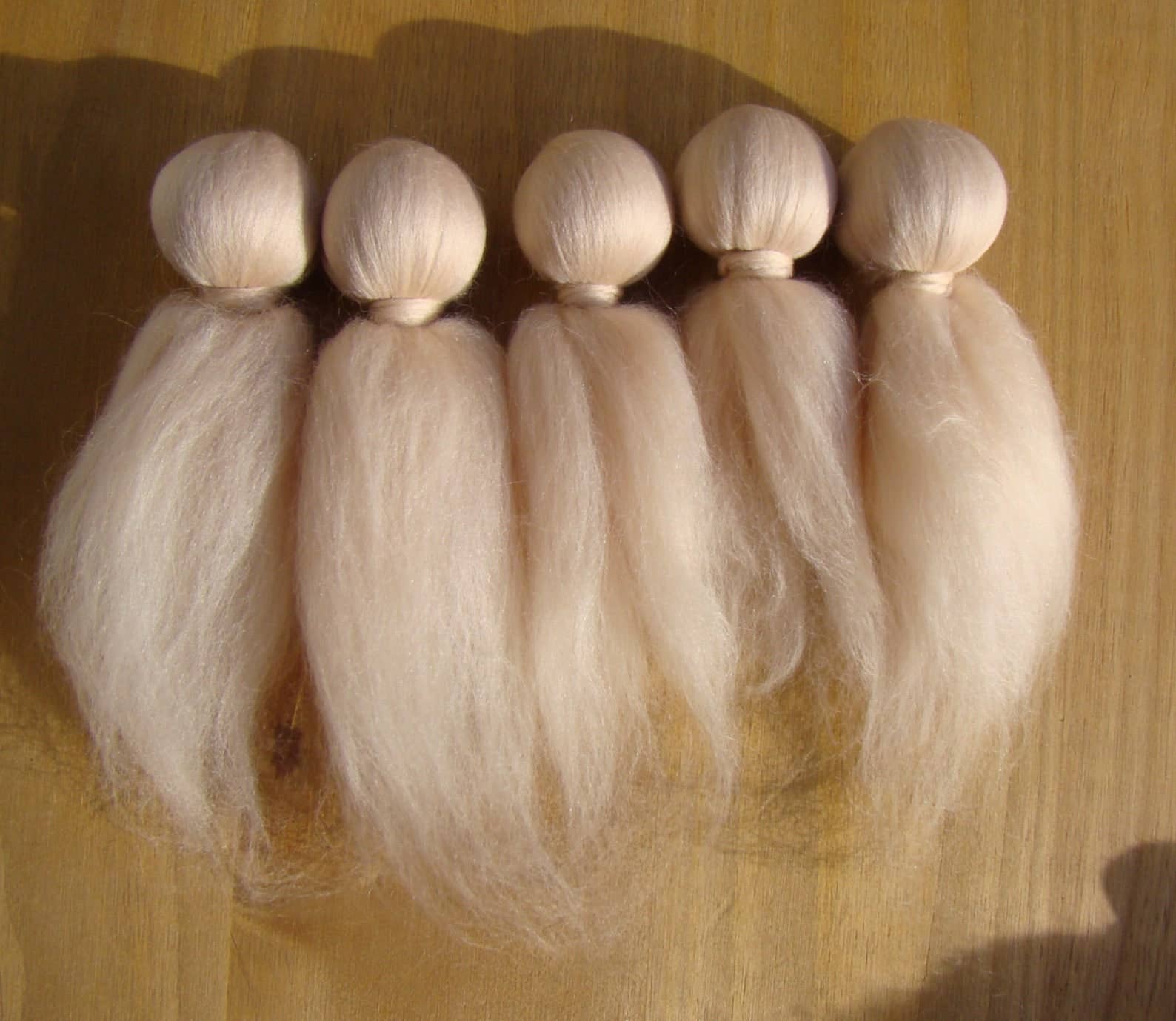 Elf Kendal Hippies - Wholesale Craft Supplies - wool felted head doll heads waldorf head needle felt head uk1