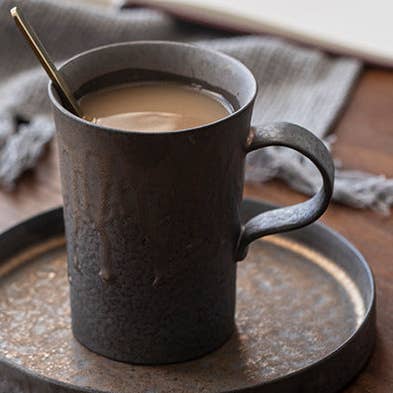 Gohobi Handmade Metallic Glaze Ceramic Mug (280-300ml) for wholesale by Gohobi (We cover U.S. import duties)