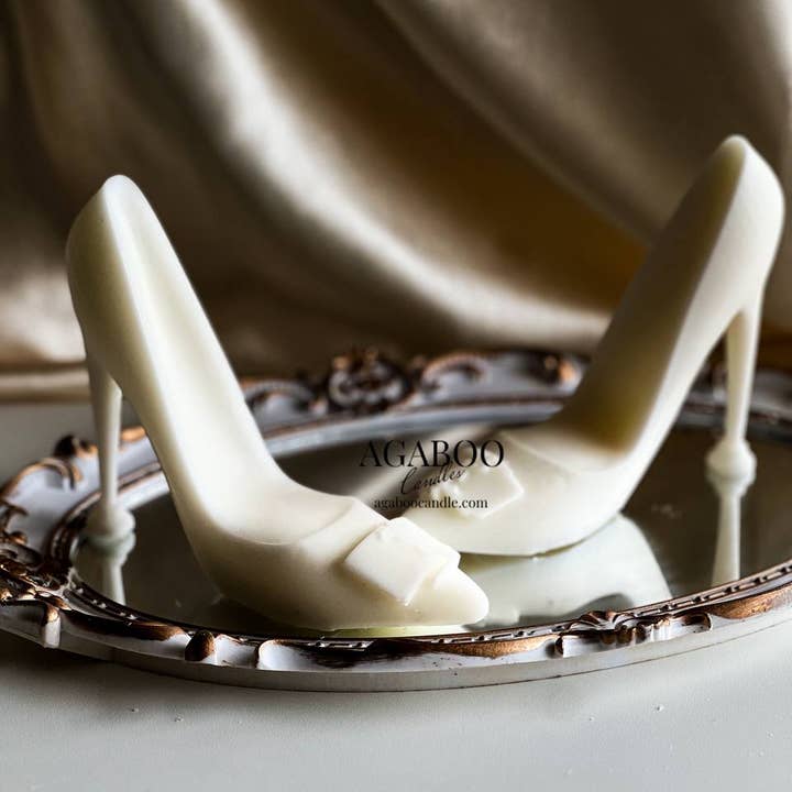 Luxury Shoe Candle 5x6in - Valentines for wholesale by Agaboo Candle