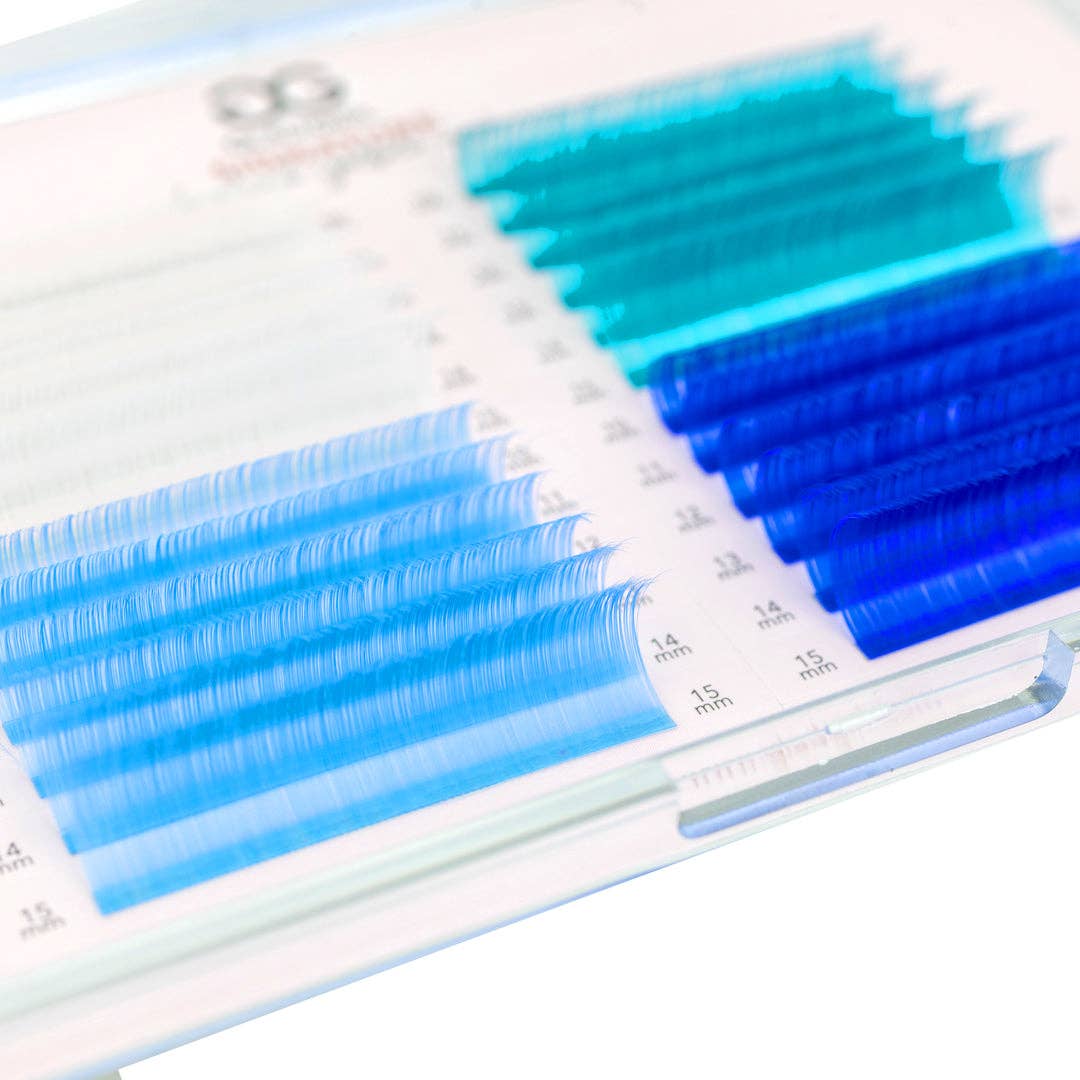 GladGirl - Wholesale False/Fake Eyelashes - Signature Mink Mixed Length Techno-Color Lashes - D Curl8