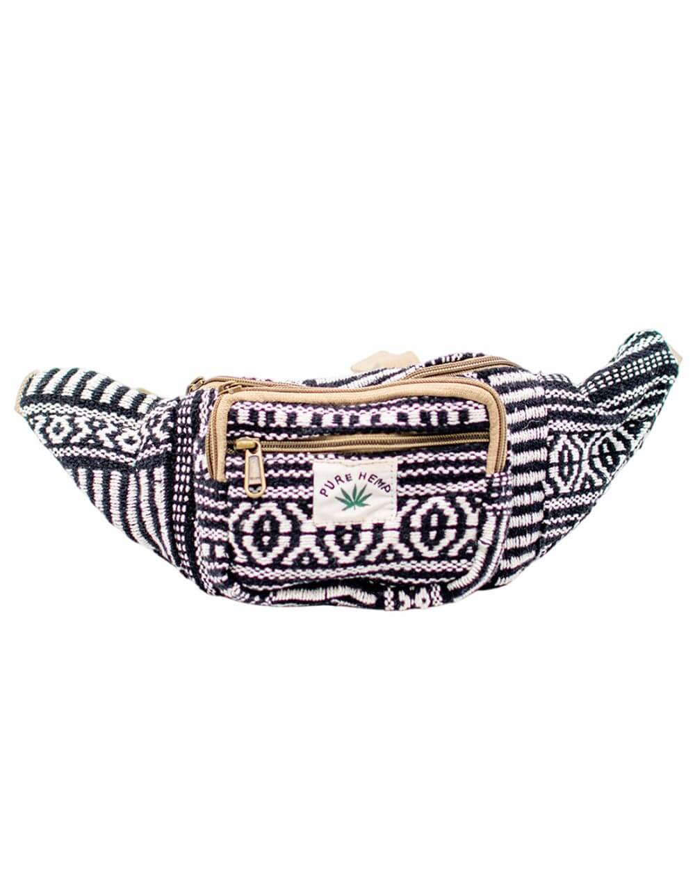 Kimago Look - Wholesale Belt Bag - Unisex - Unisex Authentic Hemp Fanny Pack - BRÑ00135