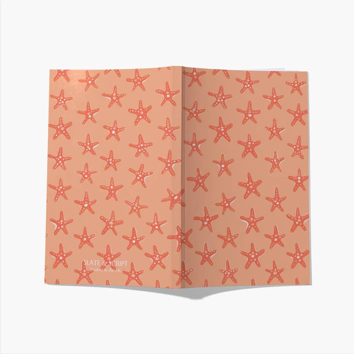 Slate and Script 'Starfish' A5 Notebook 80 pages for wholesale by Slate and Script