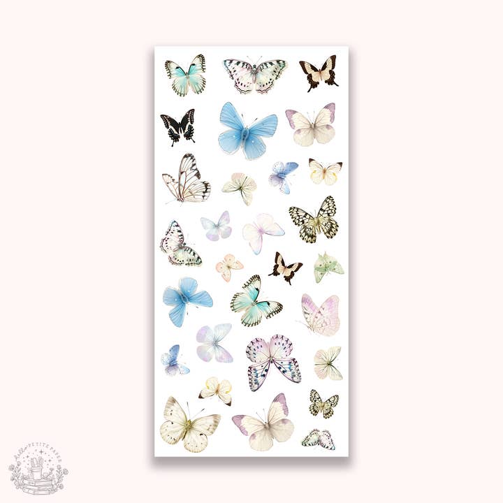 Esenciales para journaling - Pegatinas de mariposas (EJ126) para venta al por mayor de Hello Petite Paper