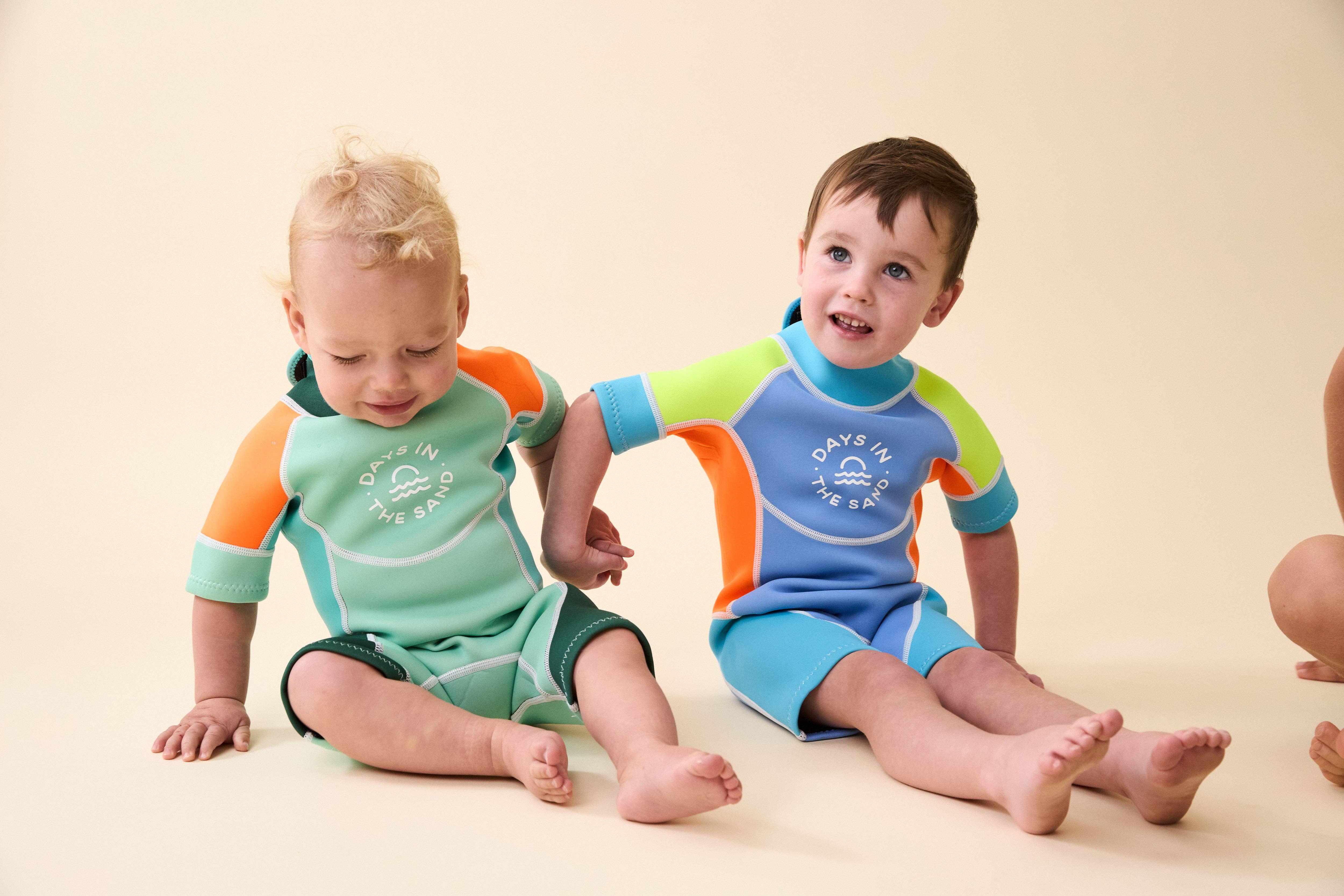 Days in the Sand - Wholesale Wetsuit - Kids - Green Spark - 2mm Springsuit Wetsuit3