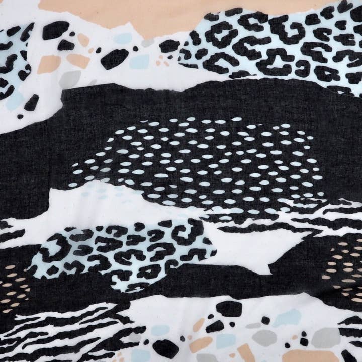 Scarf Designers - Wholesale Scarf - Women's - Light Cotton Scarf for Women with Panther Pattern3