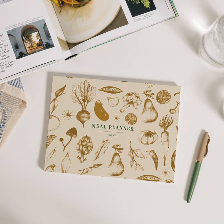 Papier - Wholesale Planner - Weekly Meal Planner & Grocery List, Undated - Harvest 4