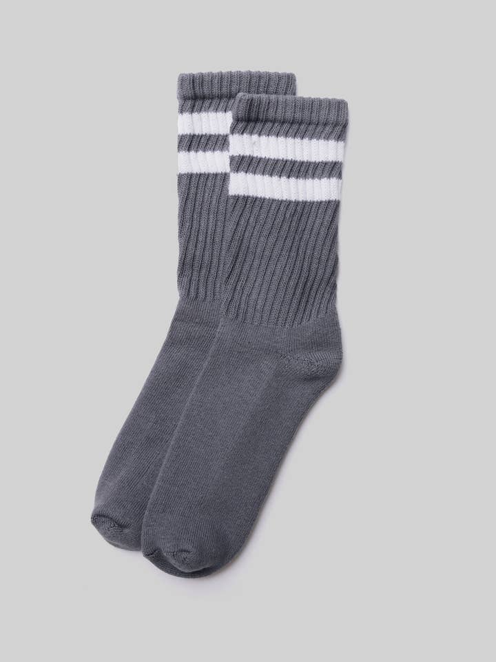 American Trench - Wholesale Socks - Unisex - The Retro Double Stripe