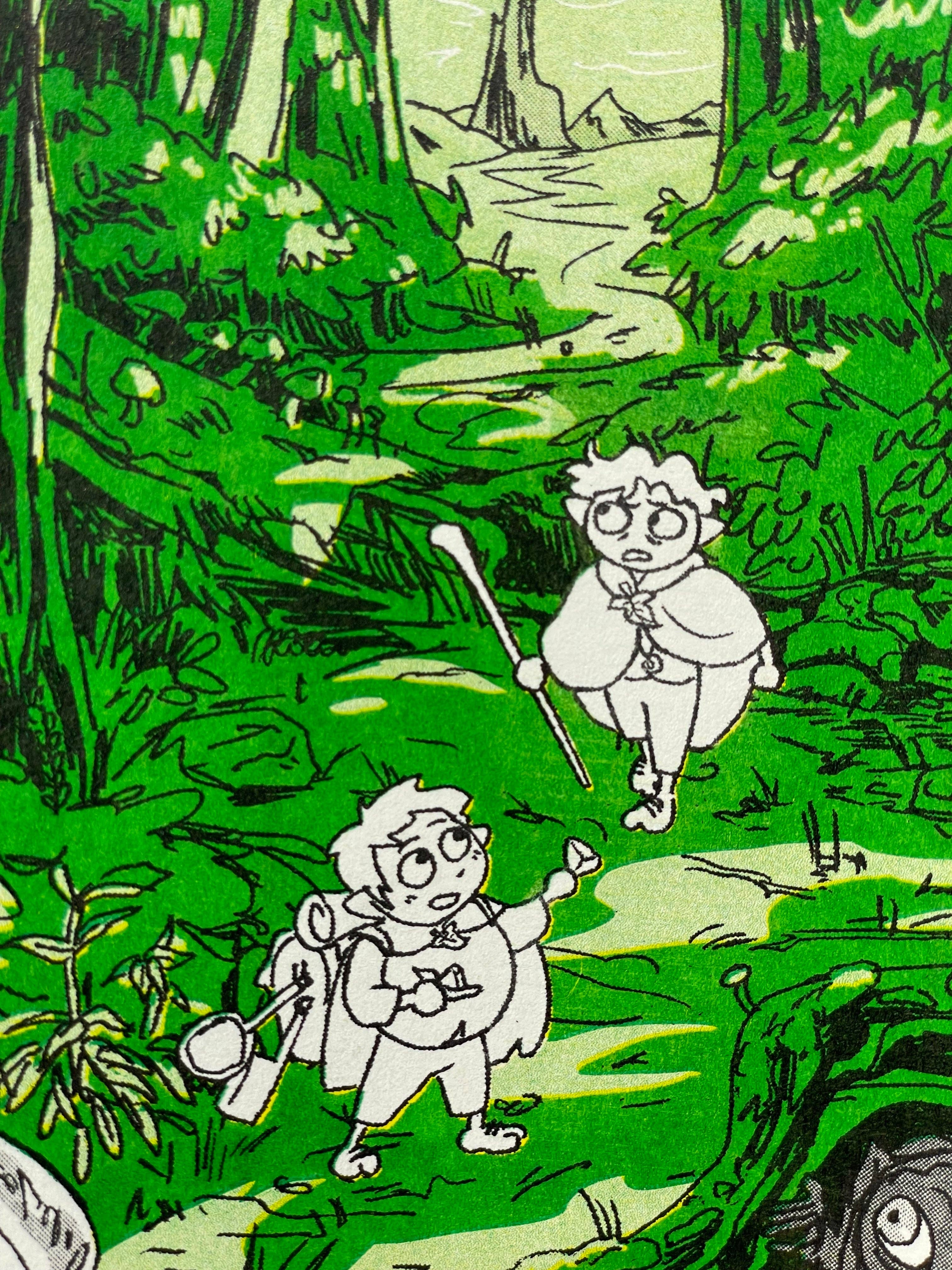 coralroot - Wholesale Art Print - Lord of the Rings Riso Print2