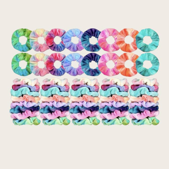 Chouchous pour cheveux en teinture tie-dye pour la vente par Ella Blue