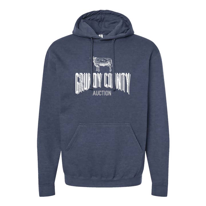 Grundy County Auction Hoodie for wholesale by Boot & Buckle