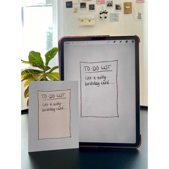 Chumi Studio - Wholesale Birthday Card - Witty Minimalist Birthday Greeting Card with Envelope2