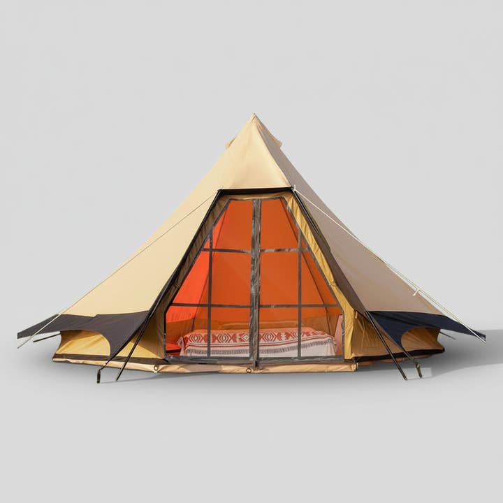 Aguja Canvas Glamping Tent for wholesale by Trend Tents Inc
