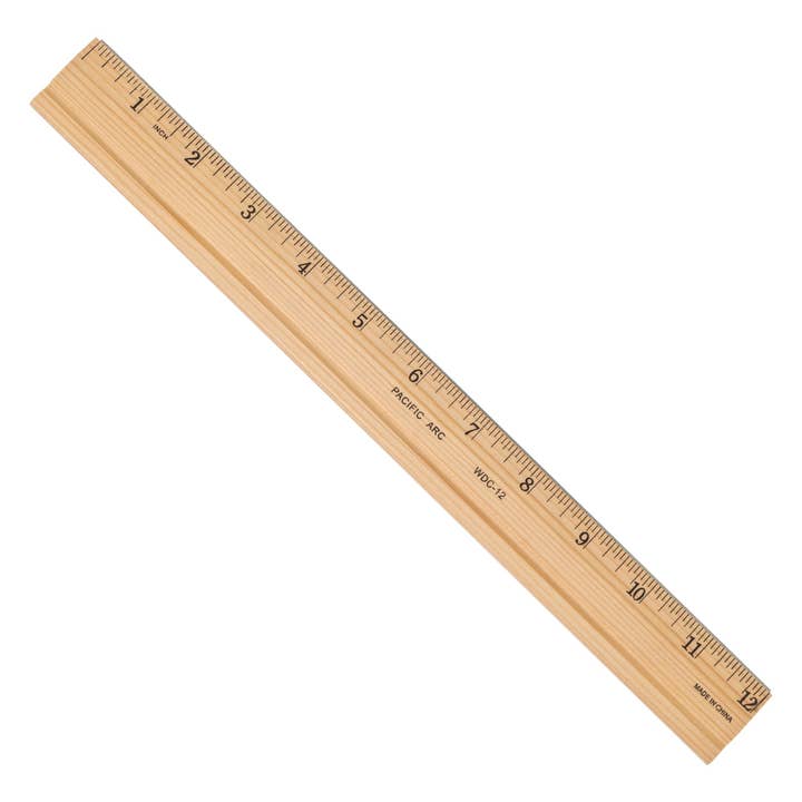 Pacific Arc - Wholesale Ruler - Classic Hardwood Ruler