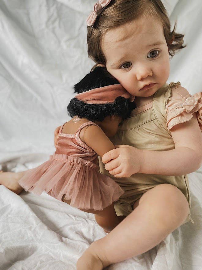 Bear's Little Fish - Wholesale Bodysuit (Non-Footed) - Baby - Bamboo Sleeveless Bodysuit with Frills - Nude3