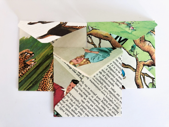 Moonbeam Mercantile – Engroshandel Konvolutter – 10 vintage papir små kuverter, genbrugshåndlavet3