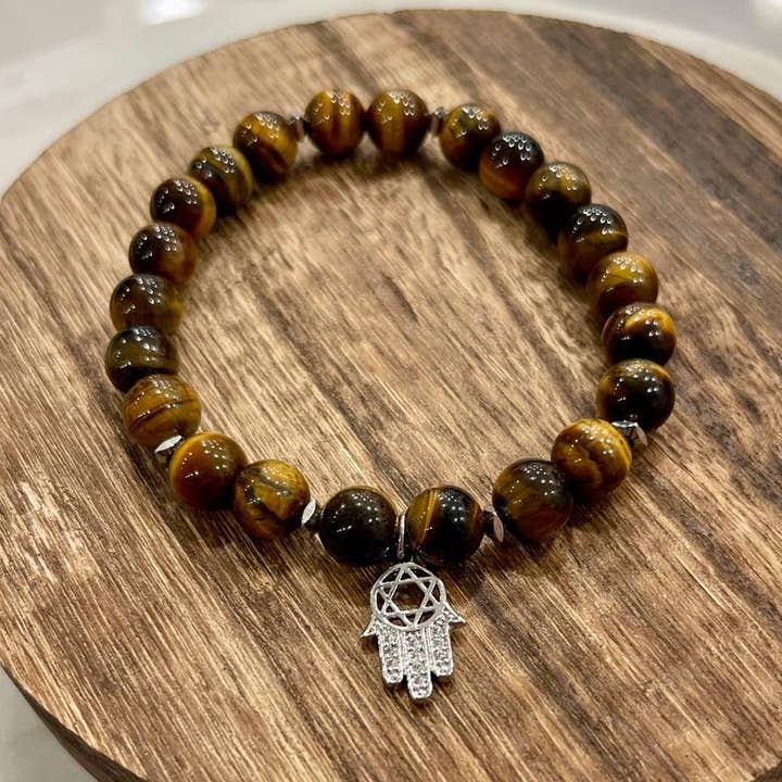 Tigeröga Hamsa Armband för wholesale av Koch La Ni Jewelry