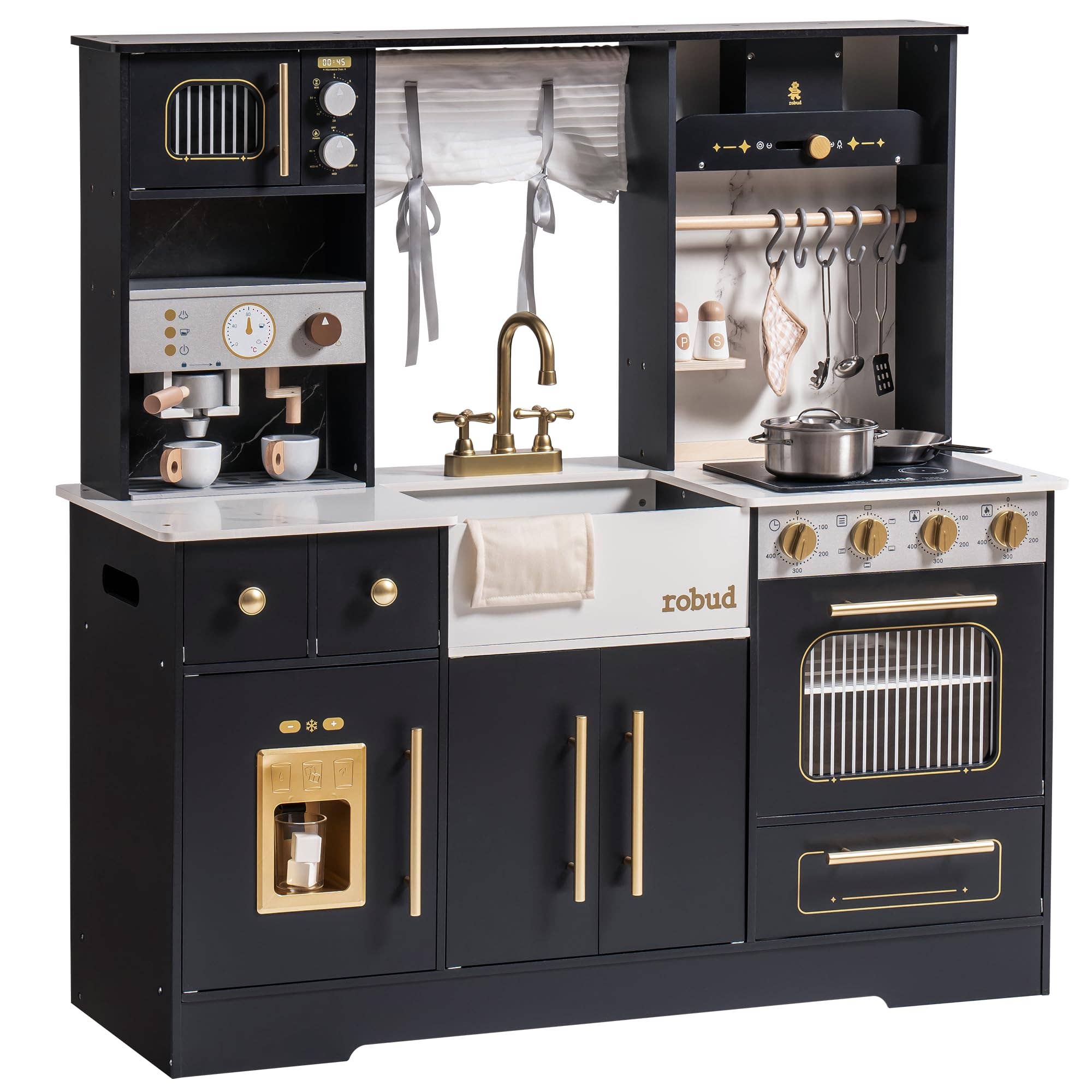 Robud & Mewoofun Official Store - Wholesale Toy Set - Kids -  Robud New Super Large Cooking Pretend Play Kitchen Sets1