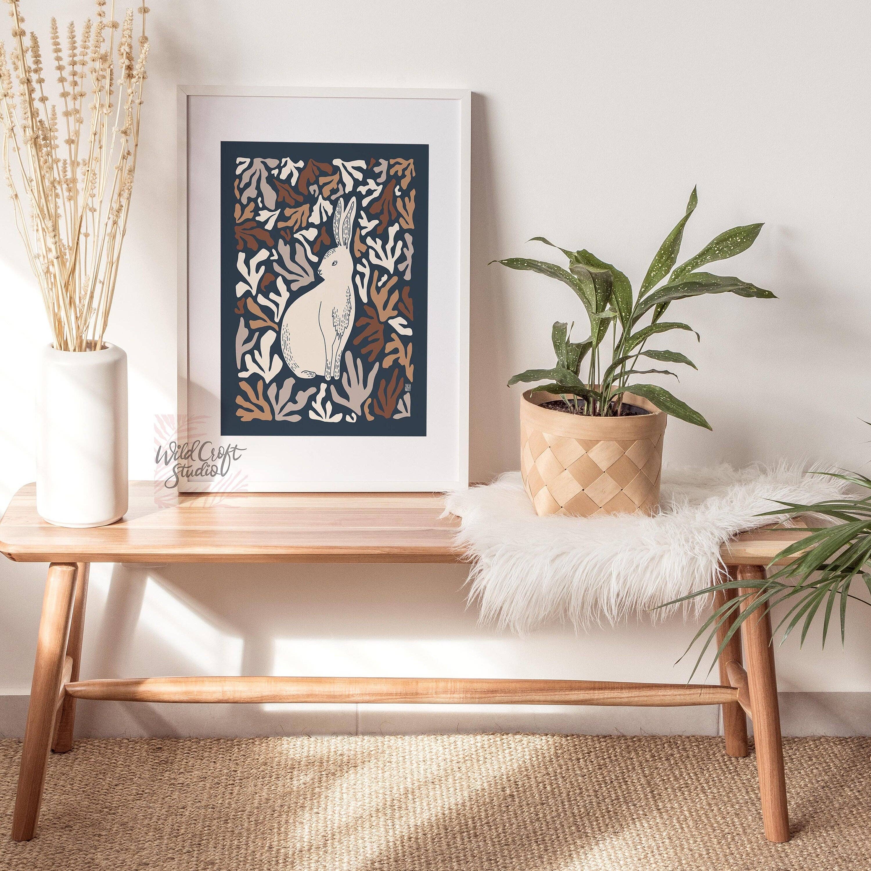 Wild Croft Studio - Wholesale Art Print - Darling Bunny (Muted) Art Print10