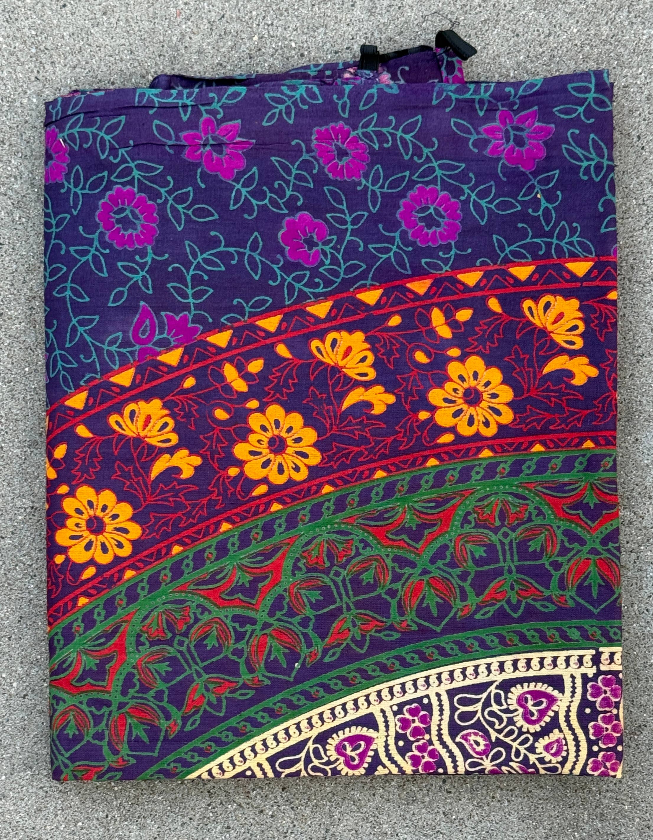 Lungta Imports - Wholesale Tapestry/Textile - Floral Mandala Tapestry Wall Decor Beach Throw 80X50 Inches18