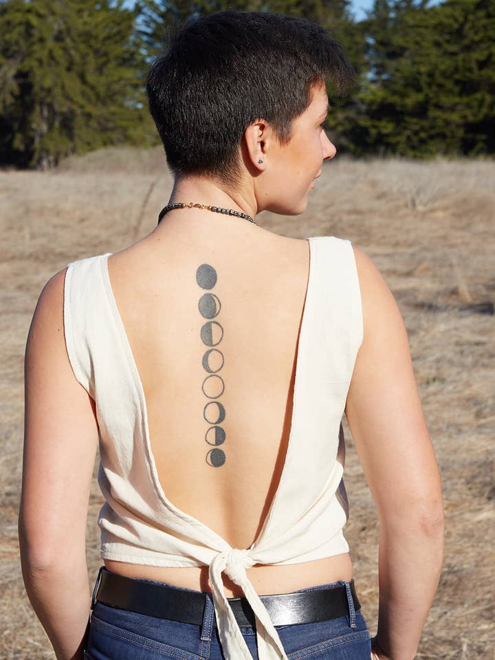 Zig Zag Asian Collection - Venta al por mayor Camiseta sin mangas - Mujer - Top con lazo trasero20