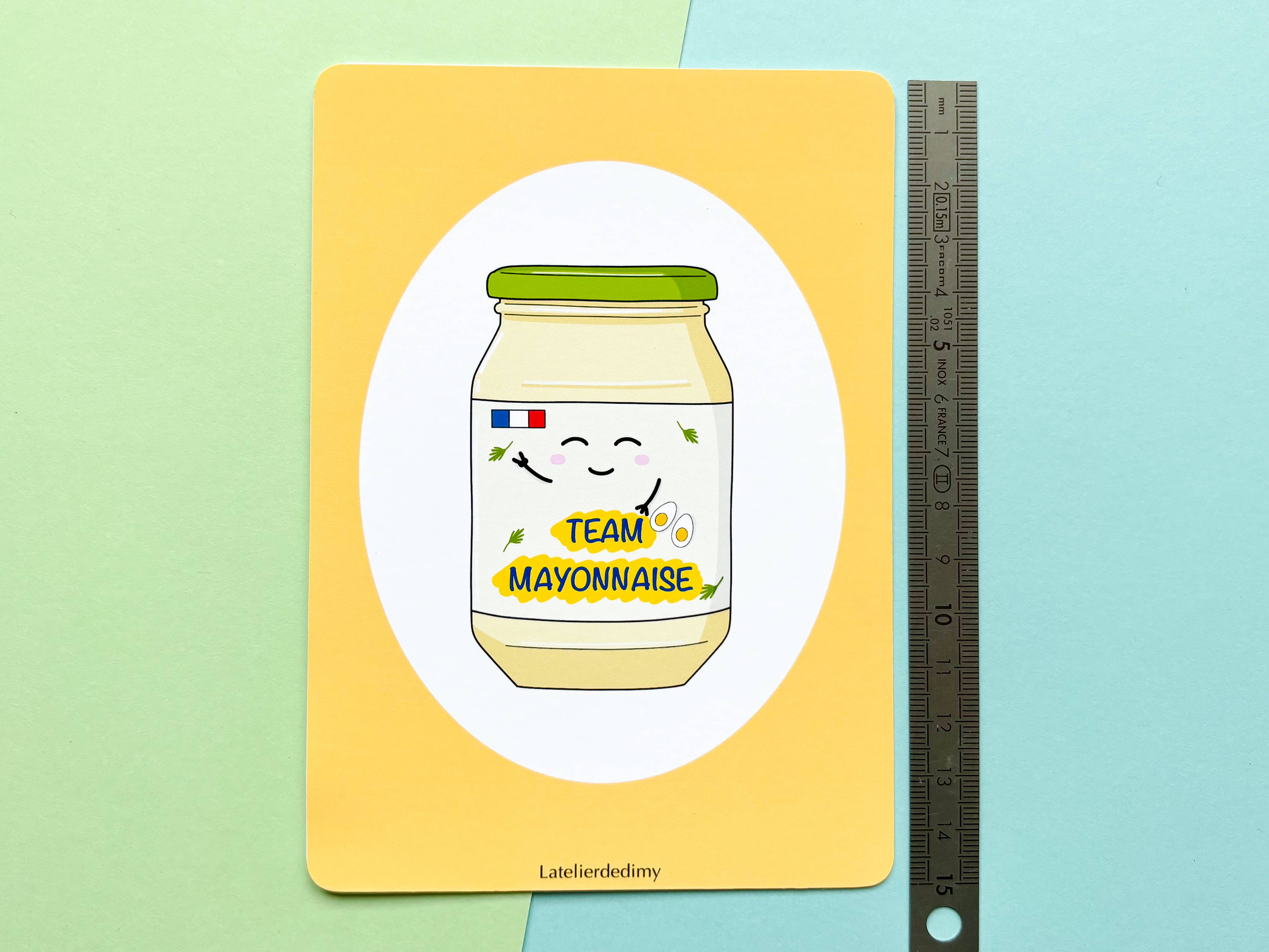 L’Atelier de DiMy – wholesale Vardagliga hälsningskort – Illustration Team majonnäs 3