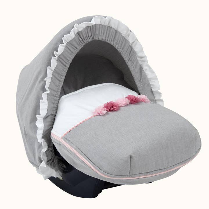 Forra Babycoque Giardino Bianco/Grigio per la vendita all'ingrosso da parte di Pim-Pam-Pum