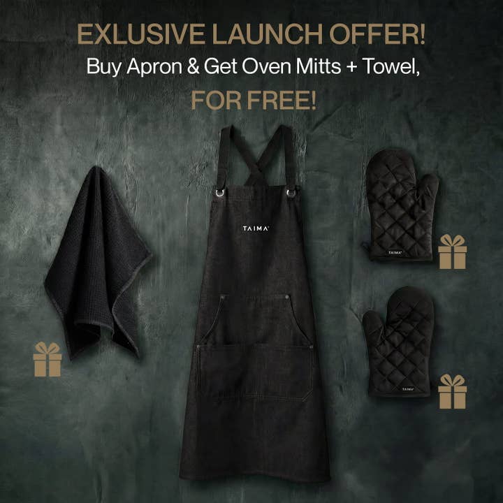 Taima® Signature Apron Bundle | Limited Launch Offer for wholesale by Taima