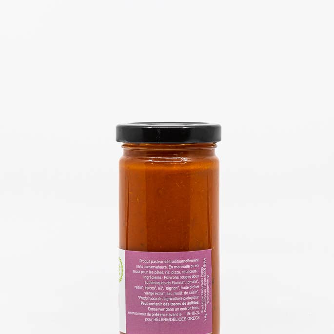Helene Delices Grecs – Engroshandel Sauce – Økologisk Peberfrugtsauce med Drue Melasse 260g