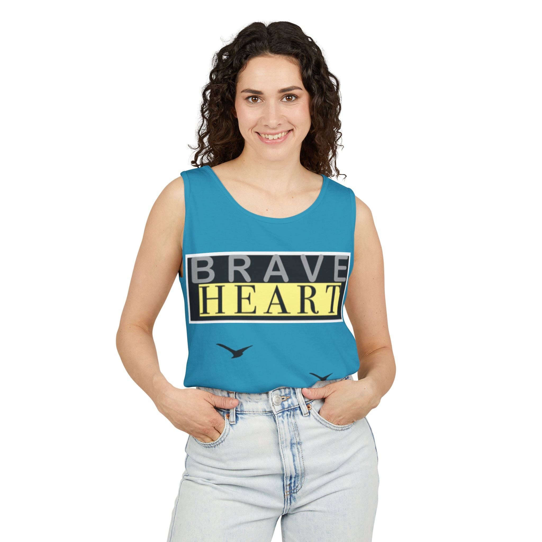 RC'nSONS - Wholesale Tank Top - Men's - Brave Heart Tank Top | Unisex Garment-Dyed Tee7