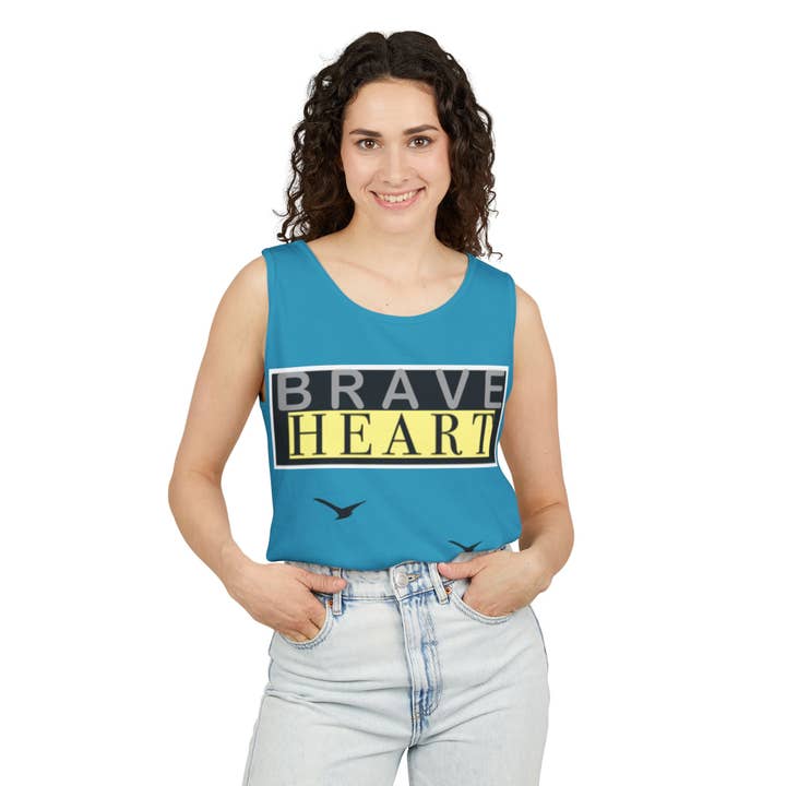 RC'nSONS - Wholesale Tank Top - Men's - Brave Heart Tank Top | Unisex Garment-Dyed Tee7