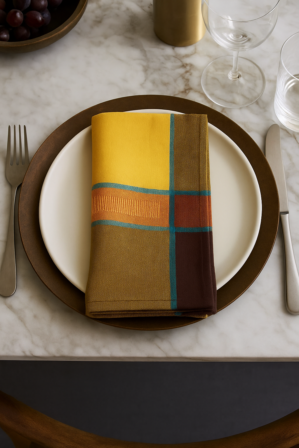 Marigold Maison Beaujard Provencal 20" Cloth Napkin for wholesale on Faire0