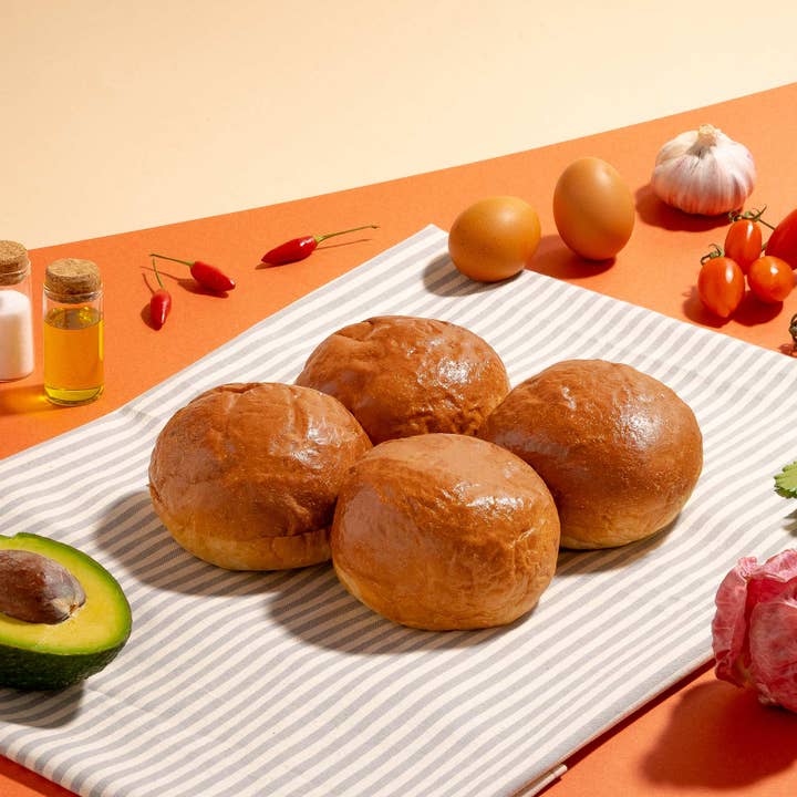 Mr.Dobelina - Wholesale Bread/Tortilla - Potato Roll Gourmet Recipe Burger Buns - 80g2