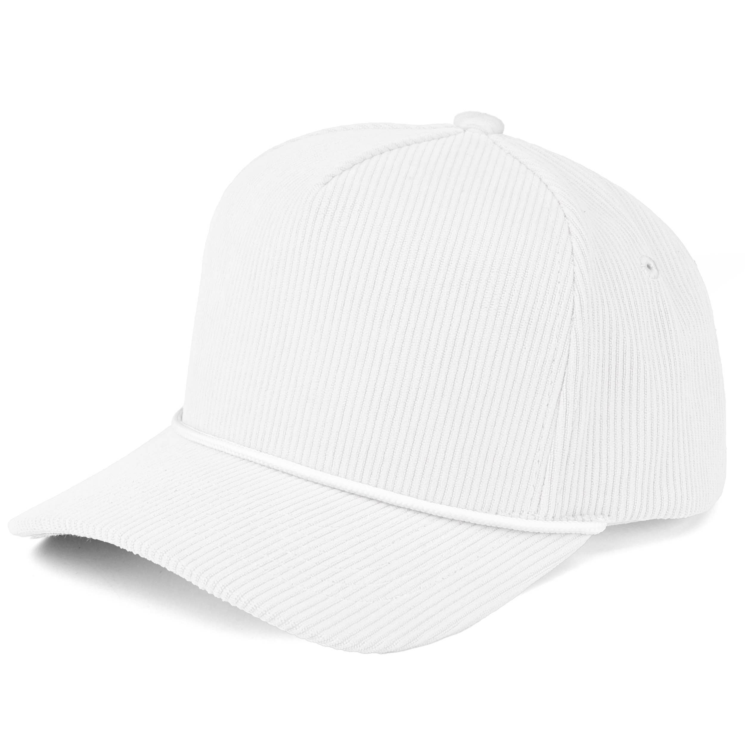 Hana - Wholesale Trucker Hat - Women's - C.C Solid Corduroy Snapback Trucker Cap with Rope8