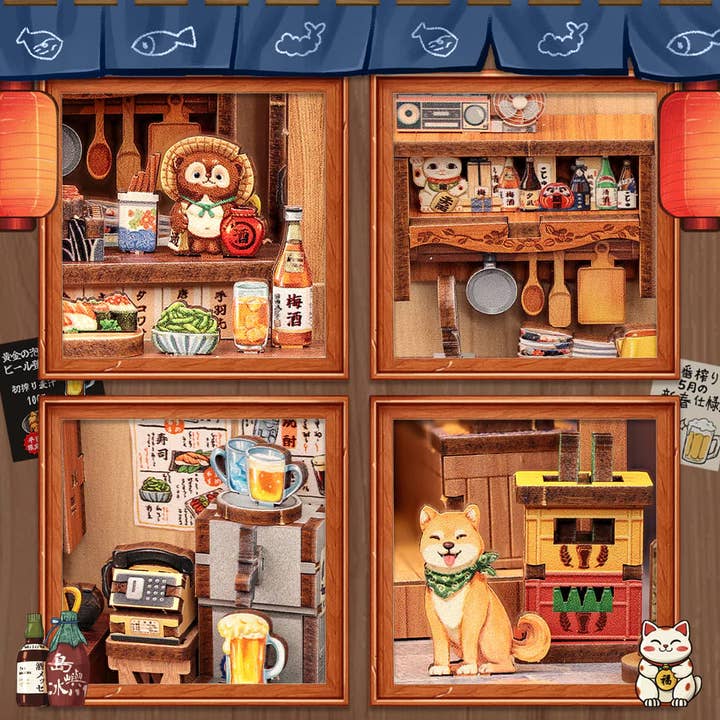 VCL CORP - Wholesale DIY Craft Kit - Choshi no Shitamachi - Book Nook CUTEBEE6