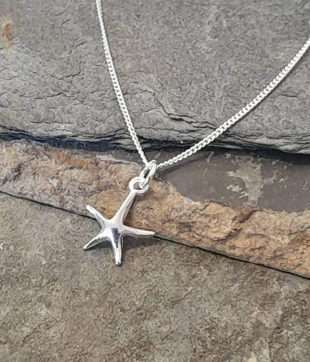 Bluelily925silver - Wholesale Pendant/Charm Necklace - P184BC- Starfish pendant1