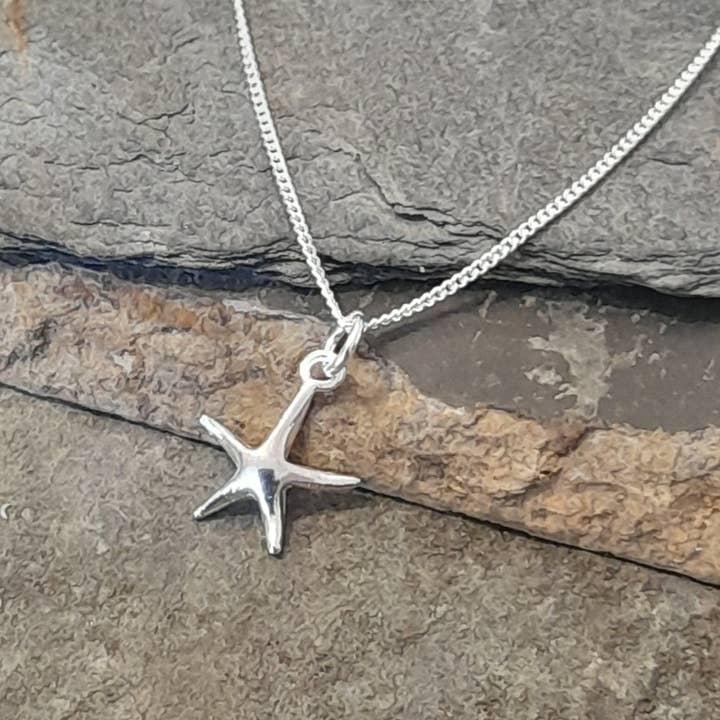 Bluelily925silver - Wholesale Pendant/Charm Necklace - P184BC- Starfish pendant1
