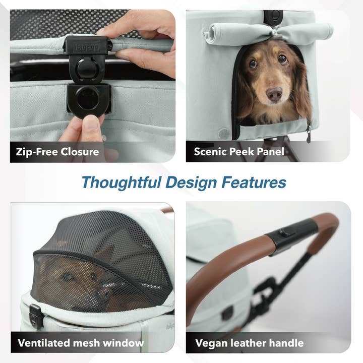 Ibiyaya - Wholesale Pet Travel Bowl - Cat/Dog - Ibiyaya Tinker Small Detachable Pet Stroller
6