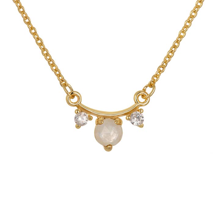 Moonstone Necklace | Elle for wholesale by Heilo Jewelry