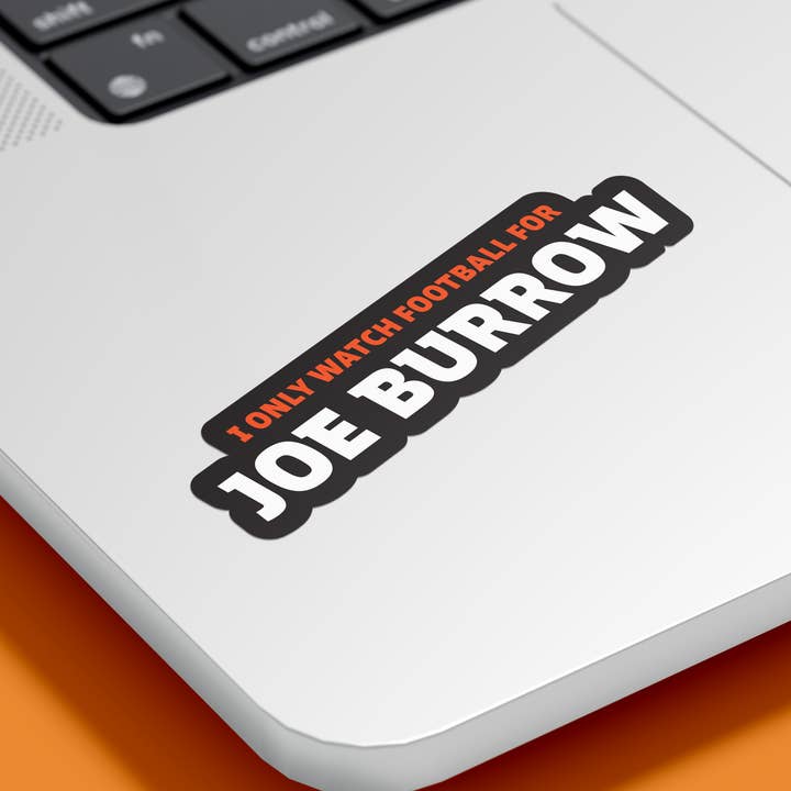 Knit Sticky - Wholesale Phone & Laptop Stickers - Joe Burrow Football Sticker